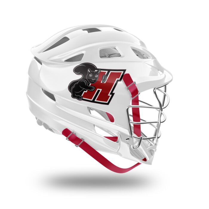 Collection of custom lacrosse helmet decals and vinyl graphics for team helmets by MKY Apparels