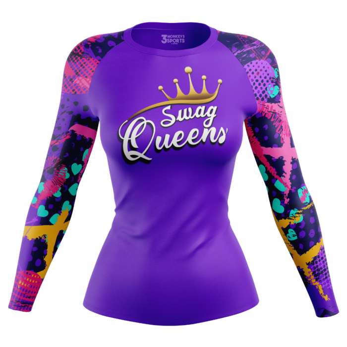 Swag Queens purple custom girls basketball jersey by MKY Apparels