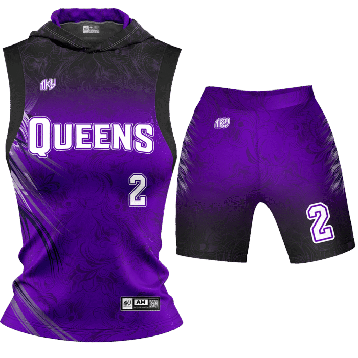 QUEEN CUSTOM GIRLS FLAG FOOTBALL UNIFORM
