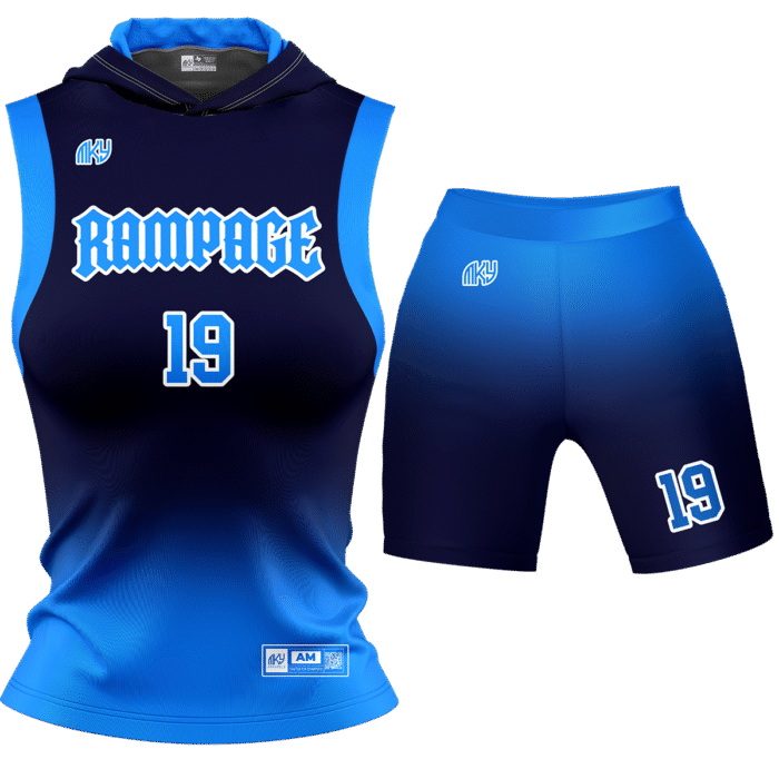 RAMPAGE CUSTOM GIRLS FLAG FOOTBALL UNIFORM