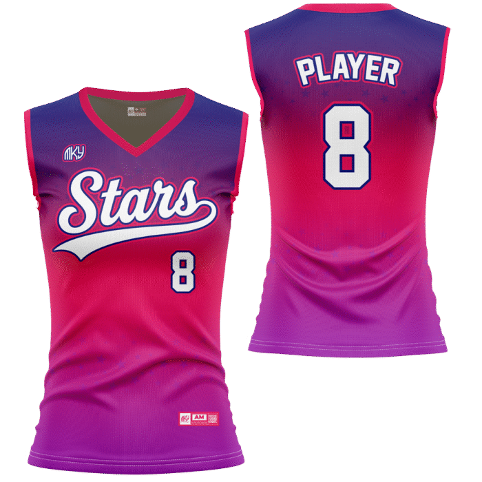 STARS CUSTOM SLEEVELESS SOFTBALL JERSEY